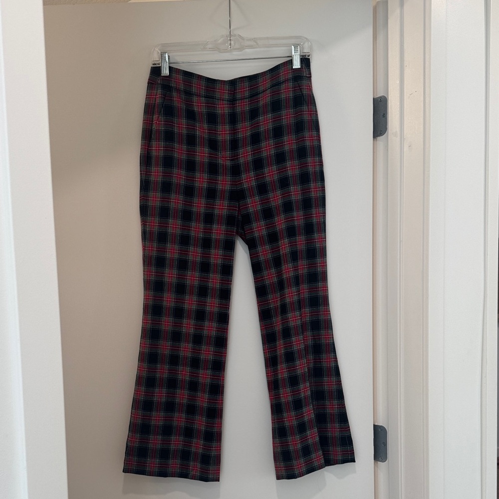 J. Crew plaid Hayden pants